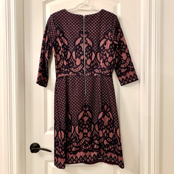NWOT Gabby Skye bonded lace fit and flare dress - Picture 2 of 7